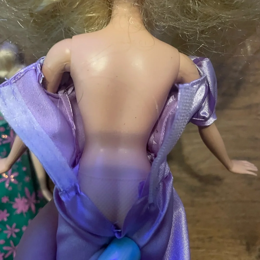 Disney Barbie dolls Rapunzel & Elsa 10-12 inch